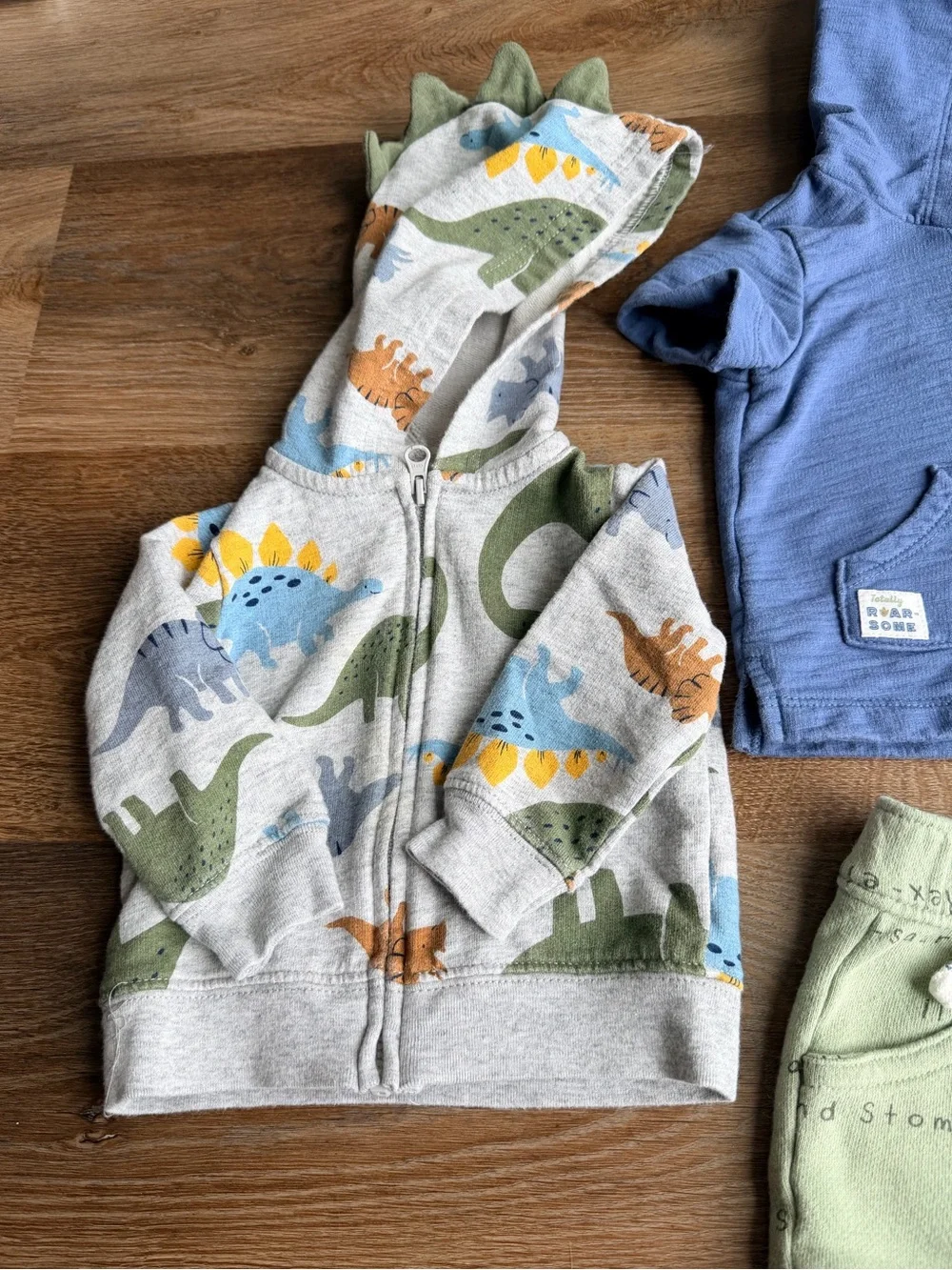 CARTER’S | Dinosaur Outfit Bundle | Hoodie Shorts Onesies | Baby Boy Clothes Set